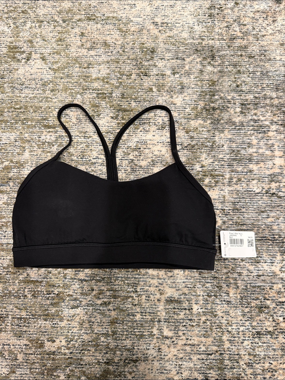 lululemon athletica Black Strappy Light Support Sports Bra